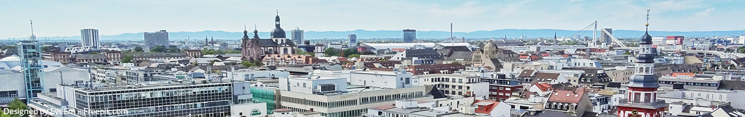 Blick über Mannheim