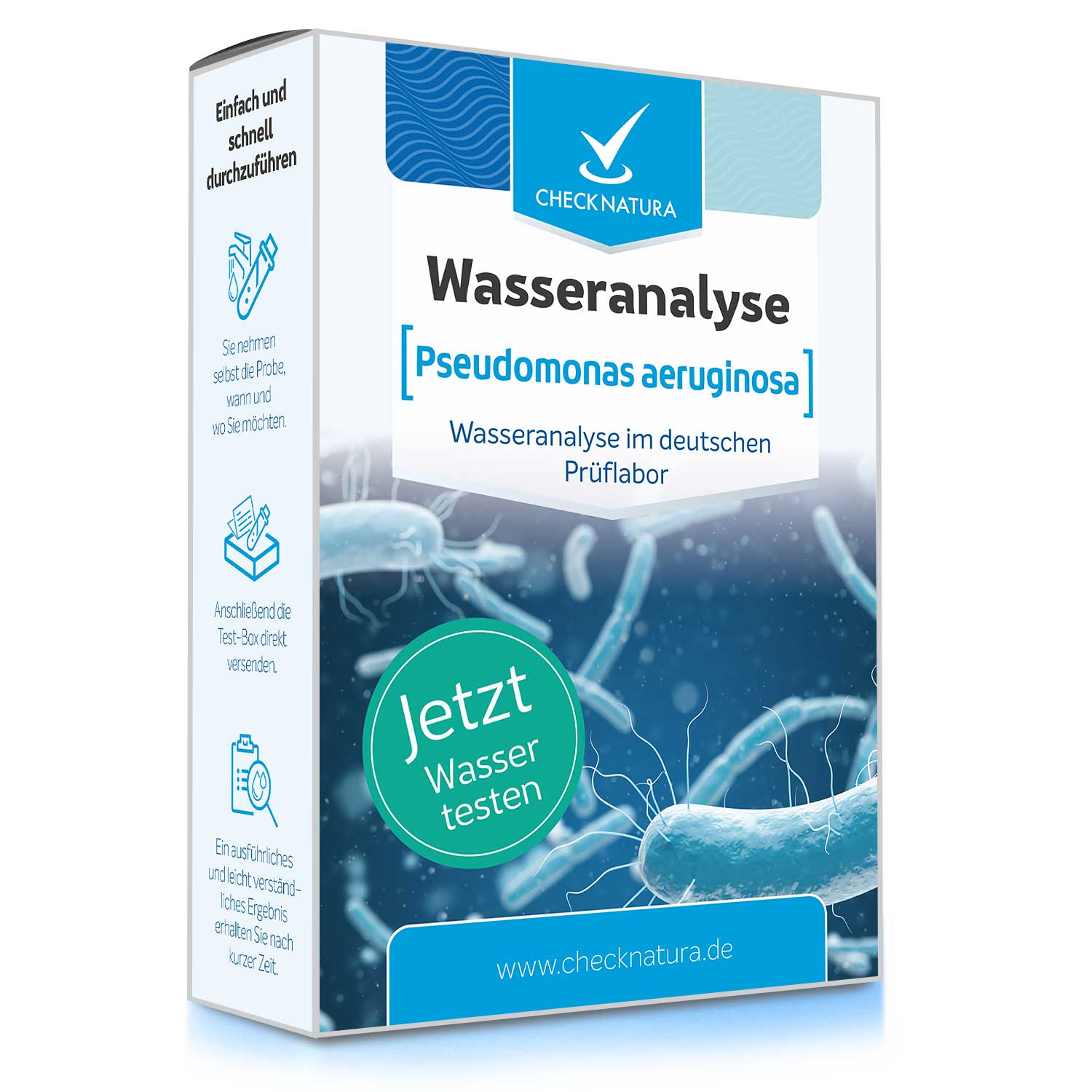 Checknatura Wassertest Pseudomonas Aeruginosa