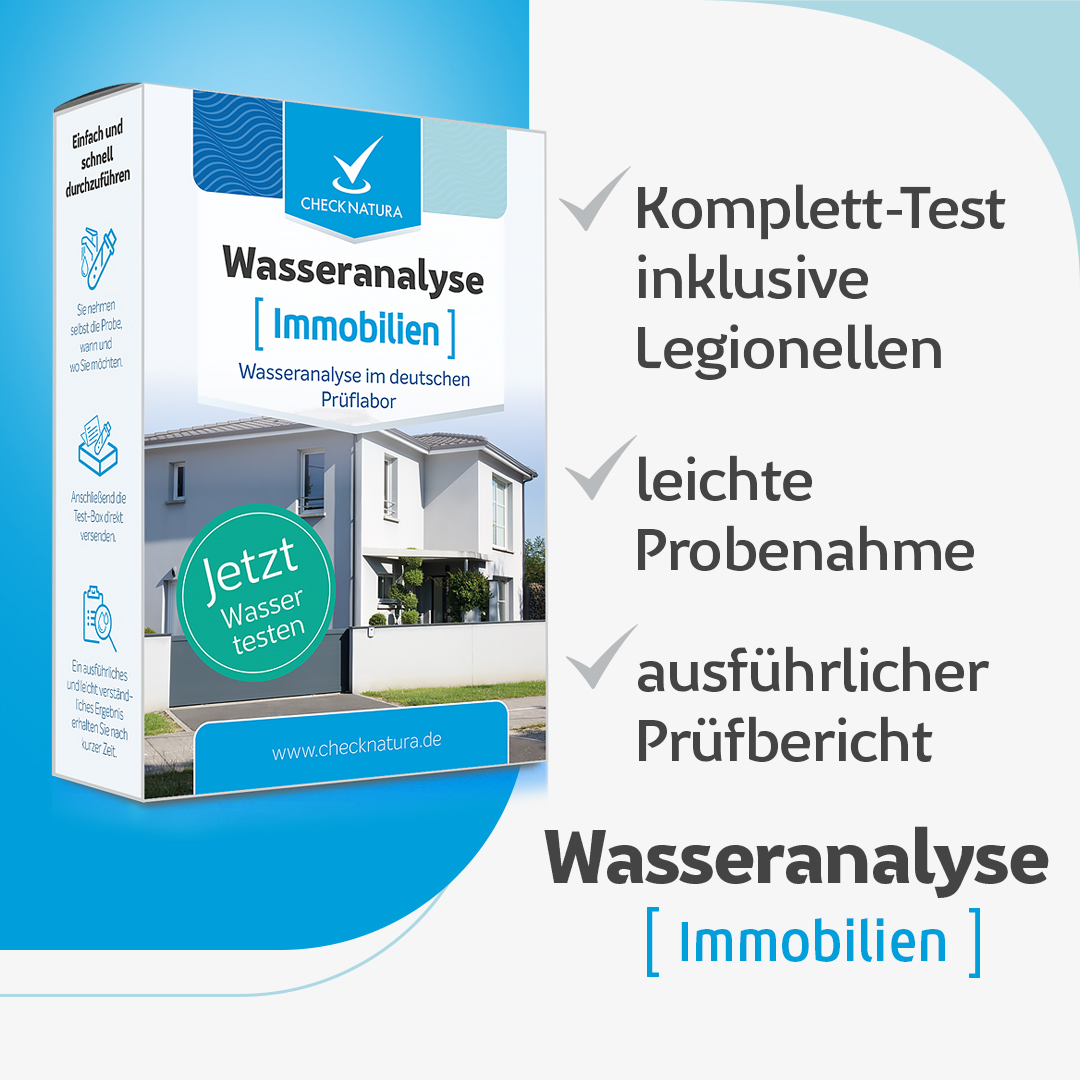 Checknatura Wassertest Immobilien Vorteile