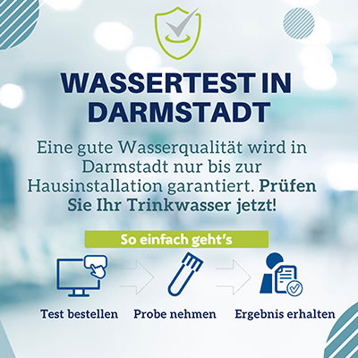 Wasserqualität Banner Wassertest Darmstadt