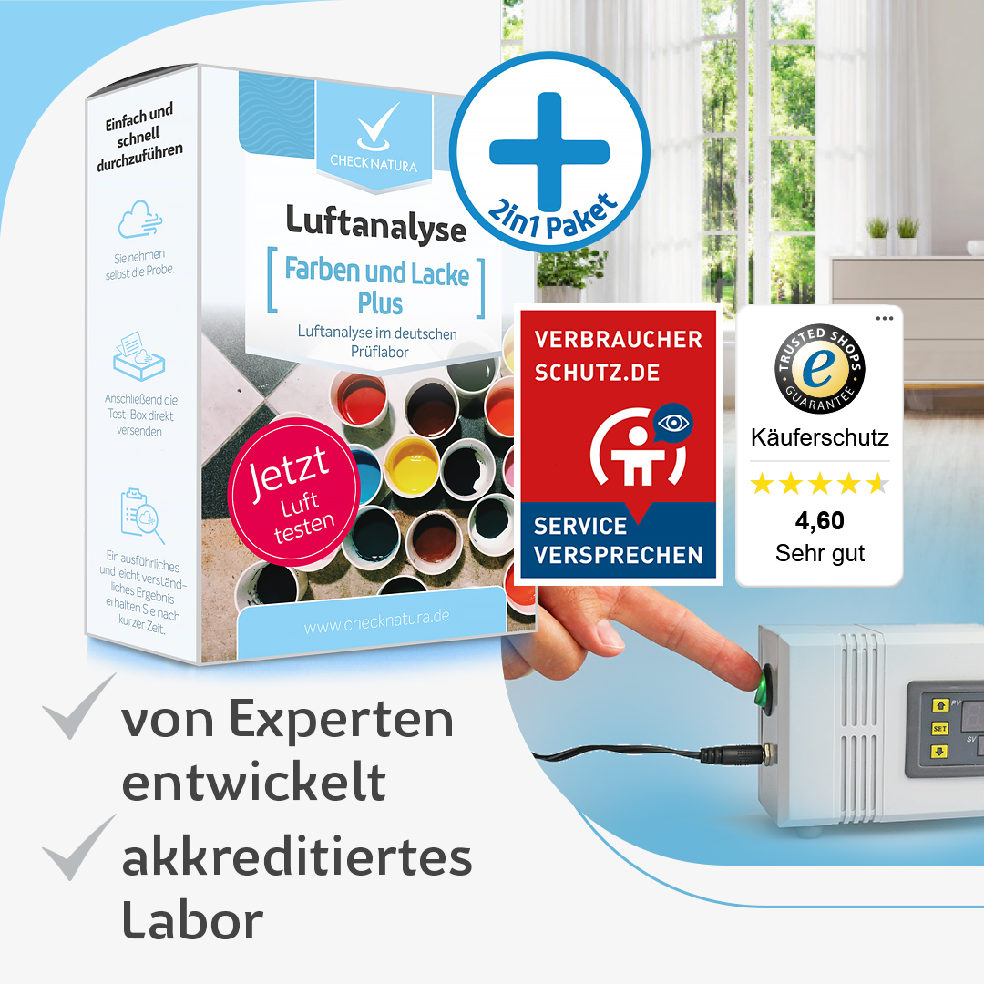 Farben Lacke Plus Lufttest Labor