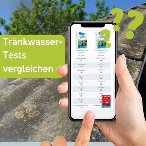 Finden Sie heraus, welcher Tränkwassertest für Sie der richtige ist!