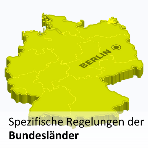 Spezifische Regelungen in den Bundesländern bzw. Kammerbereichen. 