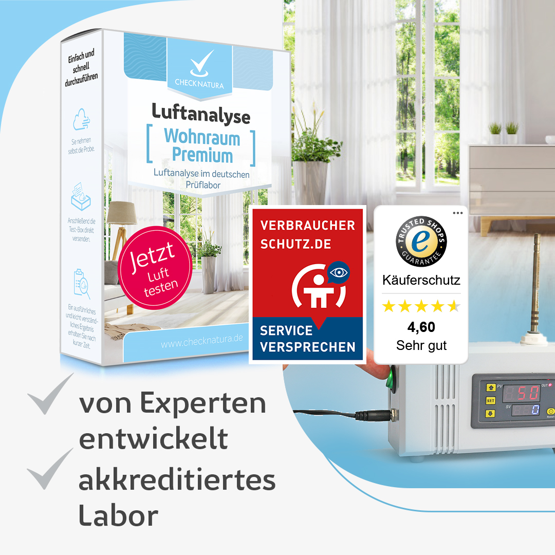 Wohnraum Premium Lufttest Labor