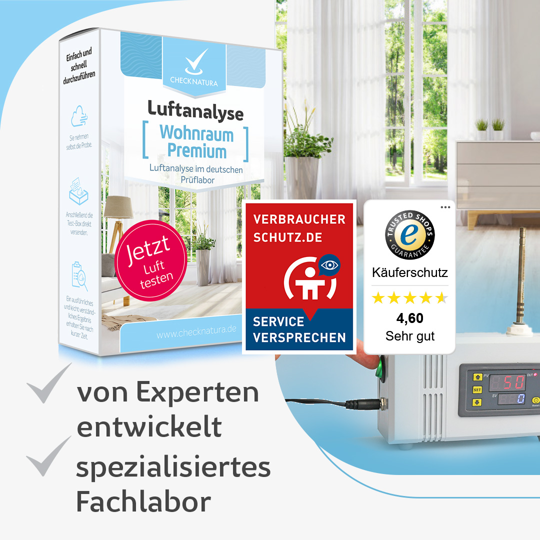 Wohnraum Premium Lufttest Labor