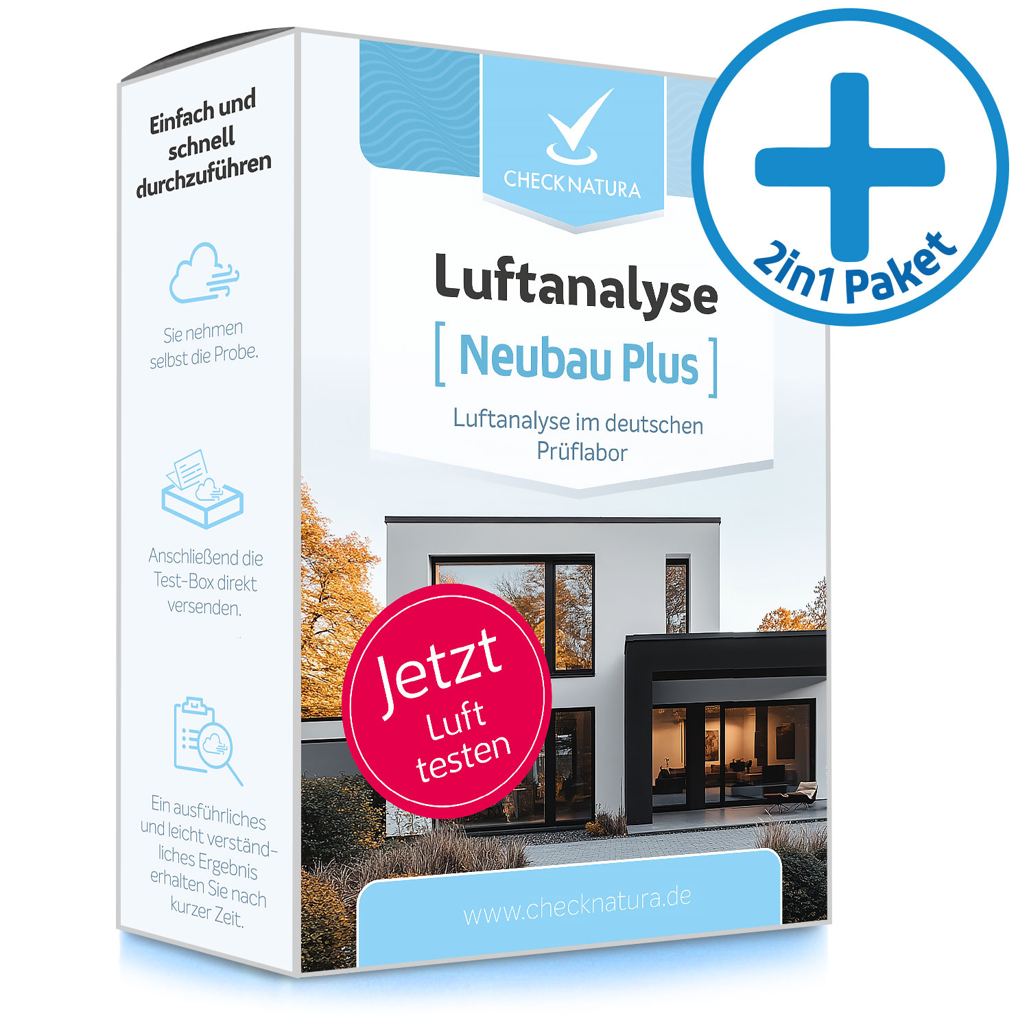 Neubau Plus Lufttest