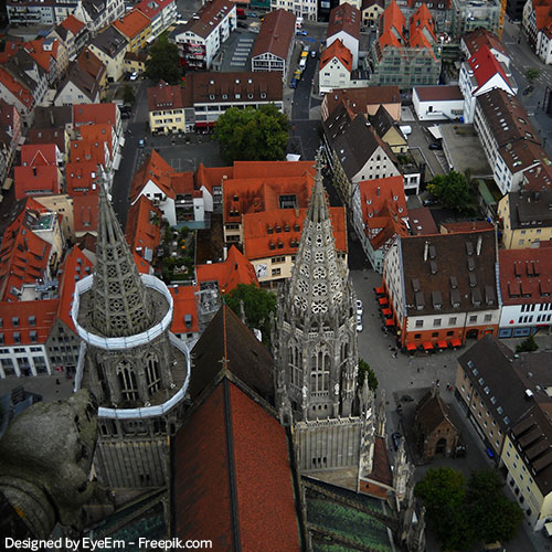 Blick von Oben über Ulm