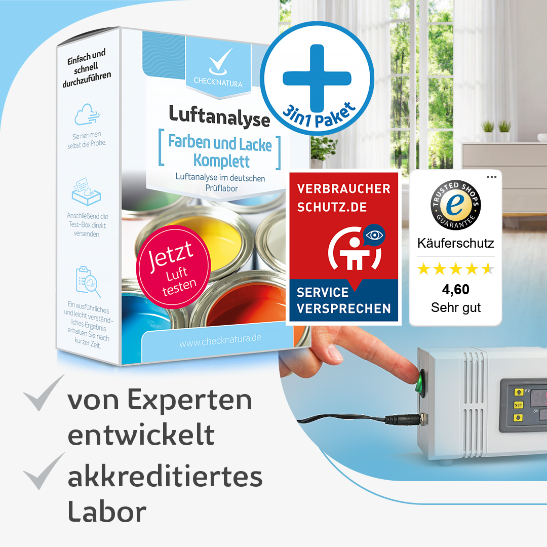 Farben Lacke Komplett Lufttest Labor