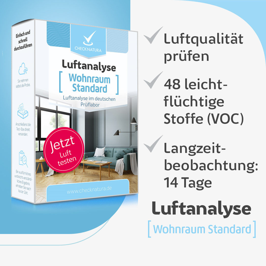 Wohnraum Standard Lufttest Vorteile