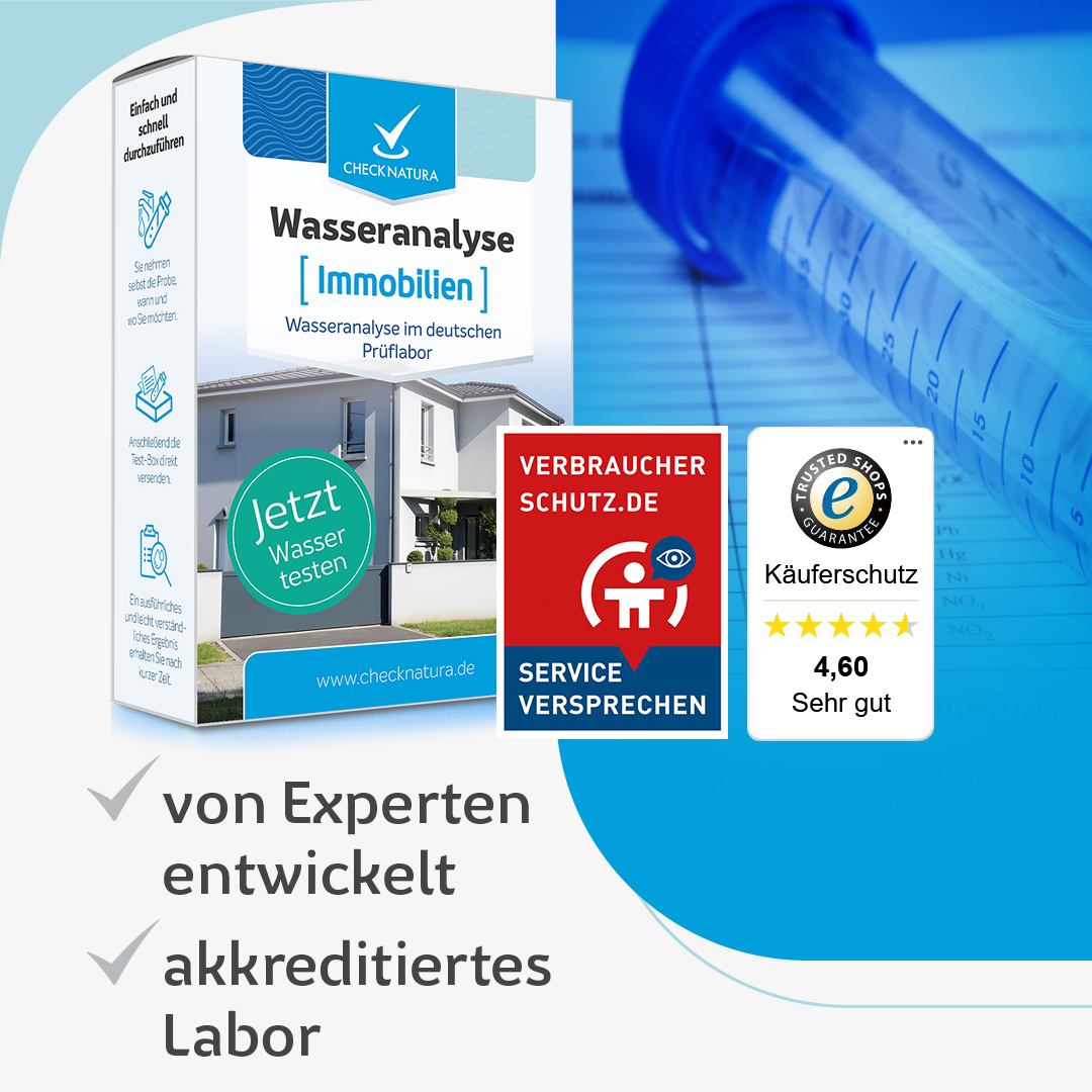 Checknatura Wassertest Immobilien Laboranalyse