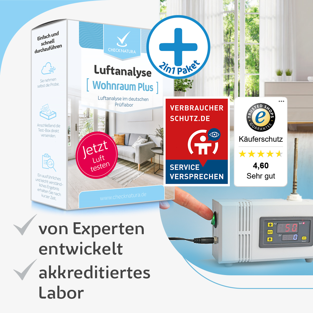 Wohnraum Plus Lufttest Labor