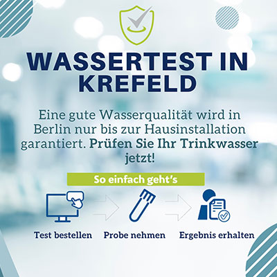 Banner Wassertest Krefeld