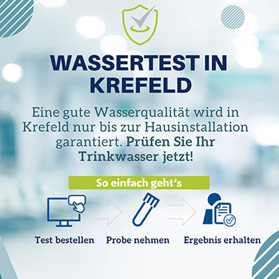 Banner Wassertest Krefeld