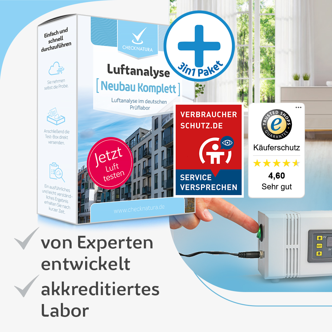 Neubau Komplett Lufttest Labor