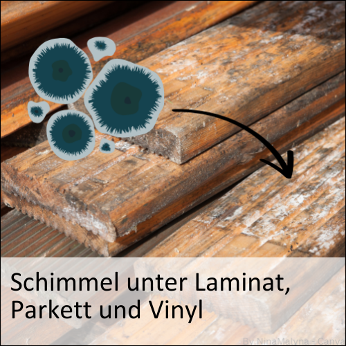 Schimmel unter Laminat, Parkett und Vinyl