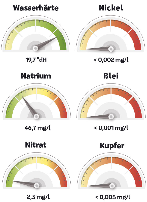 Mainzer Wassermesswerte
