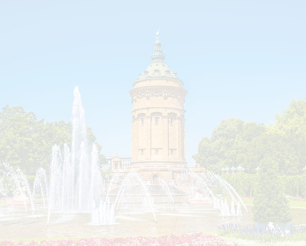 Wasserturm am Friedrichsplatz in Mannheim