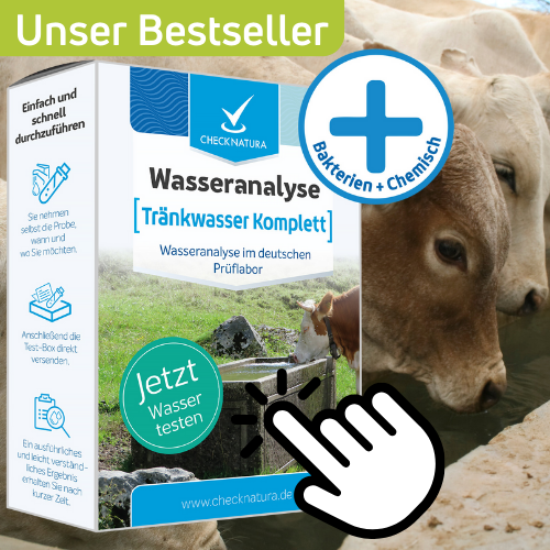 Der Tränkwasser-Bestseller: Tränkwassertest Komplett (189€)