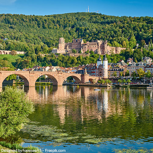 Ein Blick auf die Stadt Heidelberg