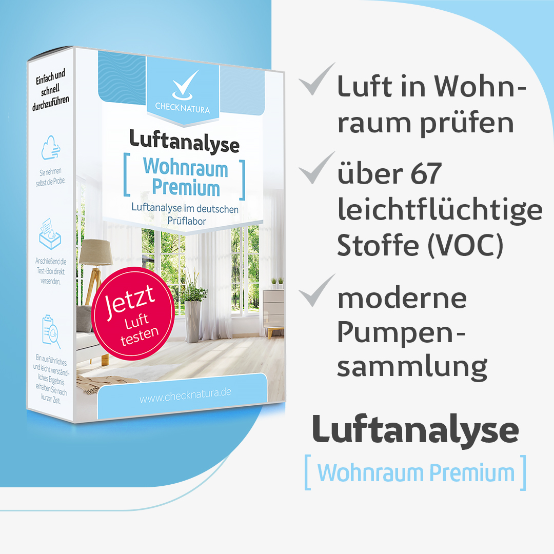 Lufttest Wohnraum Premium Vorteile