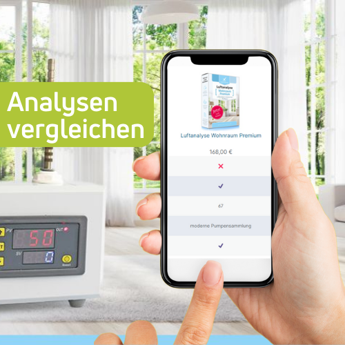 Luftanalysen miteinander vergleichen