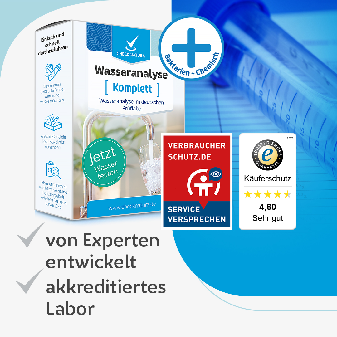Wasseranalyse Komplett von Experten entwickelt