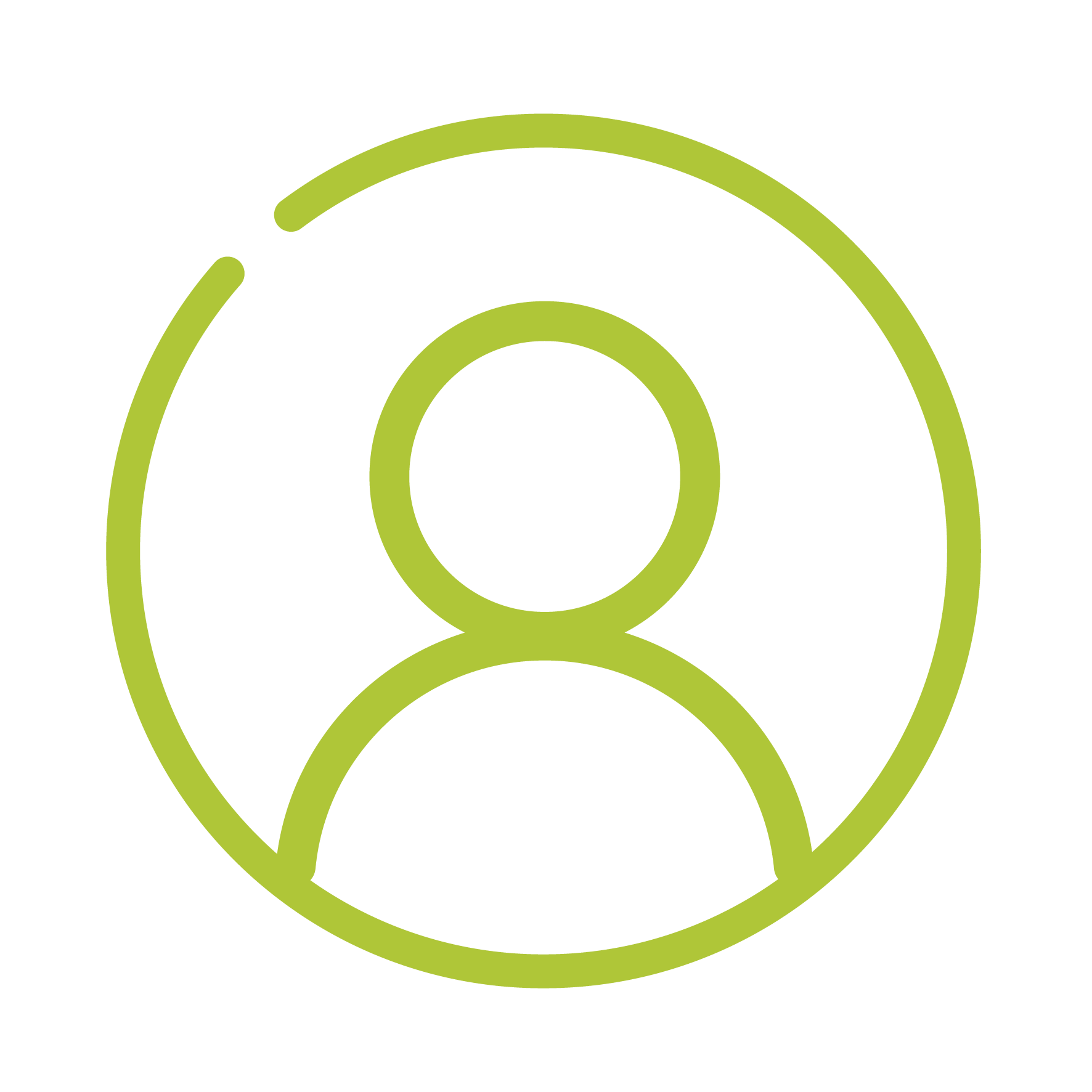 Icon Person in Kreis