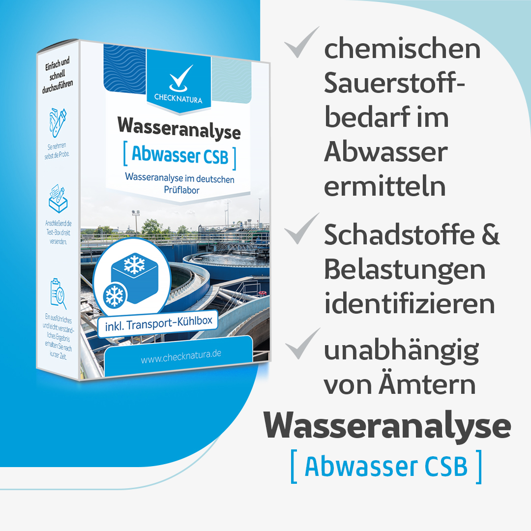 Checknatura Abwasseranalyse CSB Vorteile