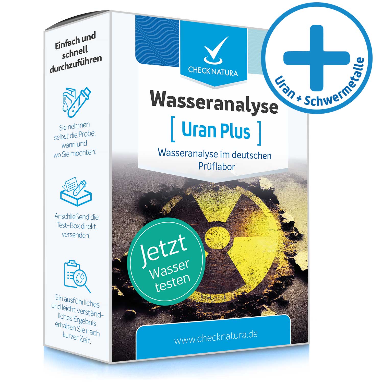 Checknatura Wassertest Uran Plus