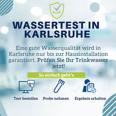 Wassertest Karlsruhe Banner