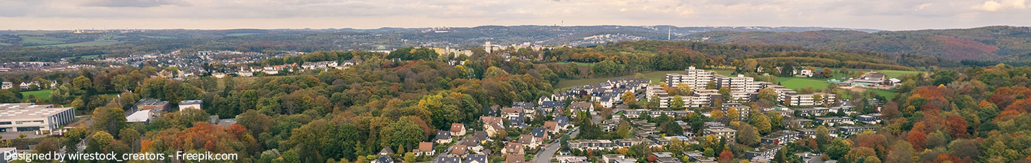 Panoramablick über Solingen