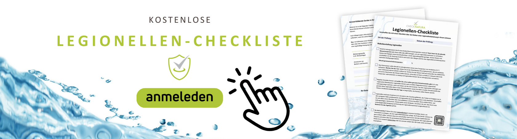 Anmeldung zur Legionellen-Checkliste