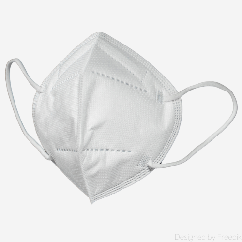 FFP2-Maske Nahaufnahme einer FFP2-Maske.