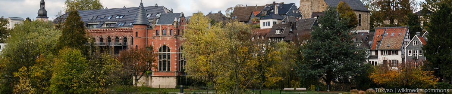Panorama von Essen bei Nacht