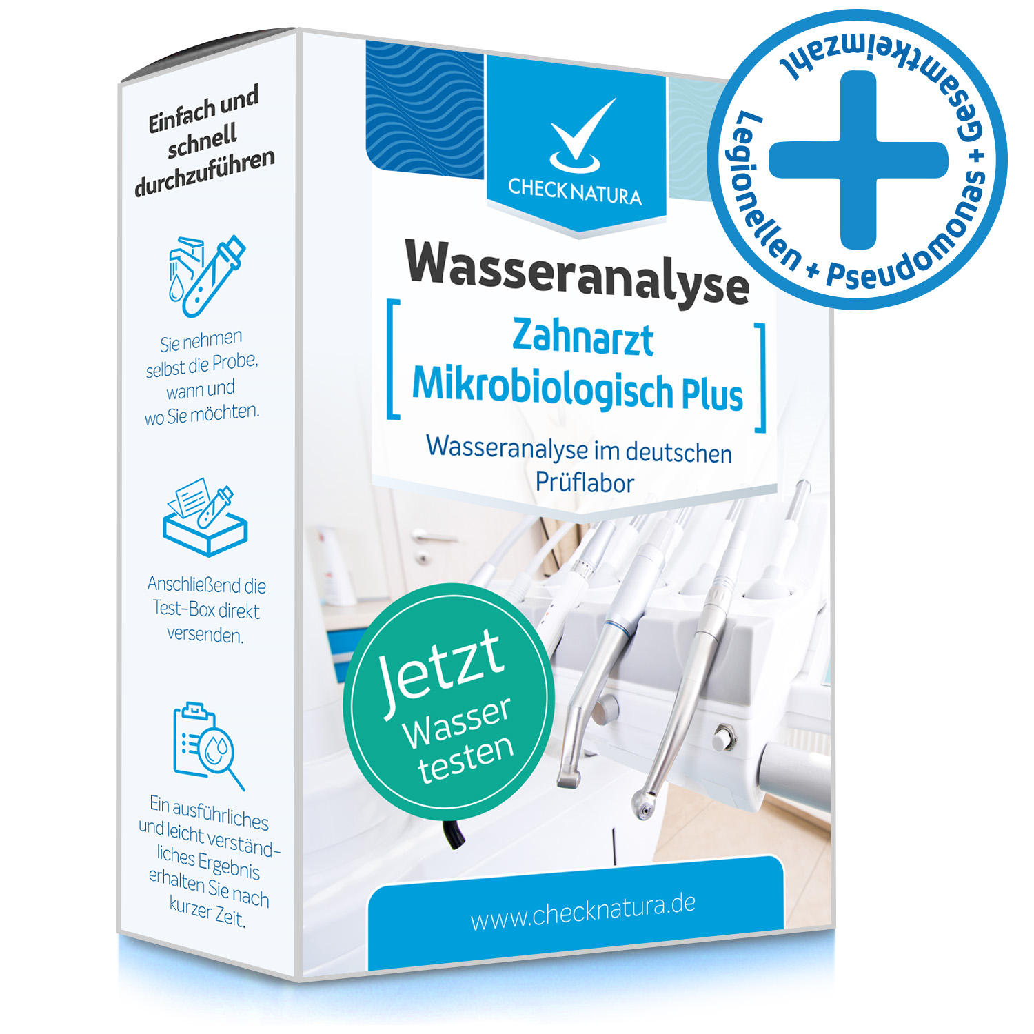 Wassertest Zahnarzt Mikrobiologisch Plus