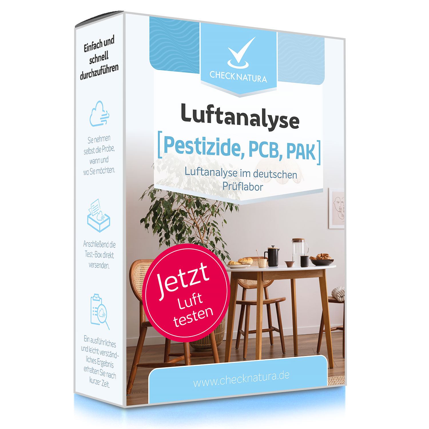 Luftanalyse Pestizide, PCB, PAK