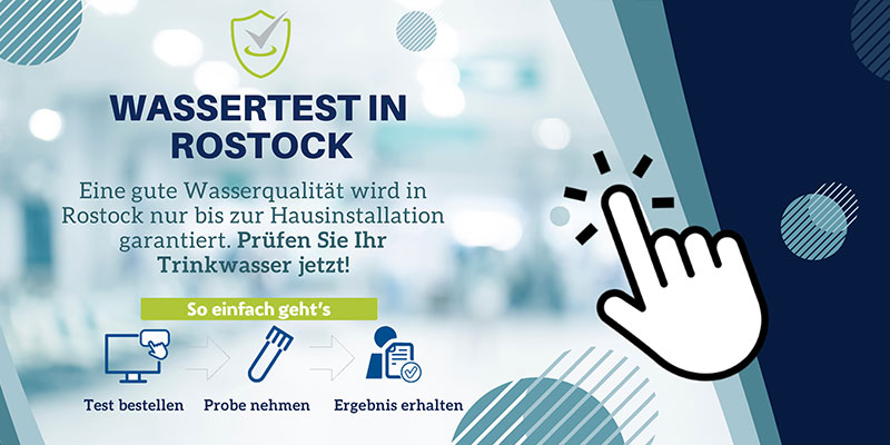 grafischer Banner Wassertest Rostock