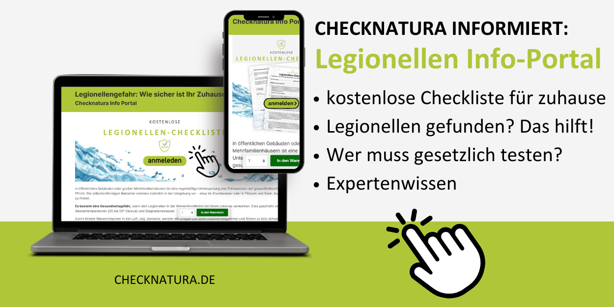 Zum Checknatura Legionellen Portal