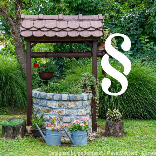 Brunnen mit Paragraph