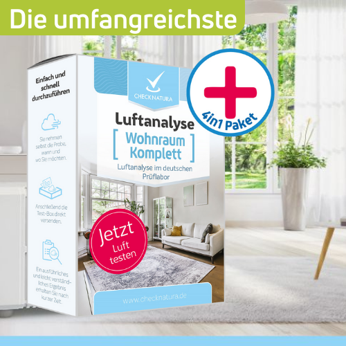 Die umfangreichste: Luftanalyse Wohnraum Komplett