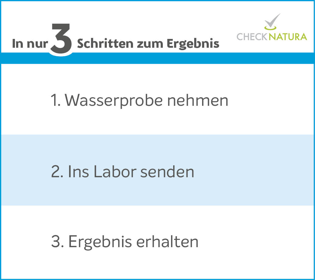 So geht's: Probe nehmen, ins Labor senden und Ergebnis erhalten