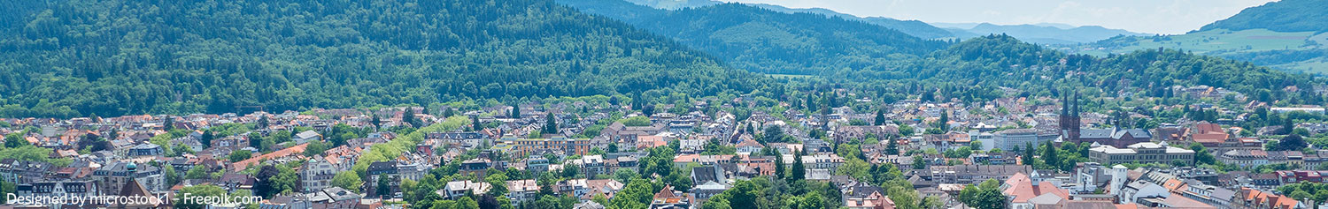 Panoramabild von Freiburg im Breisgau