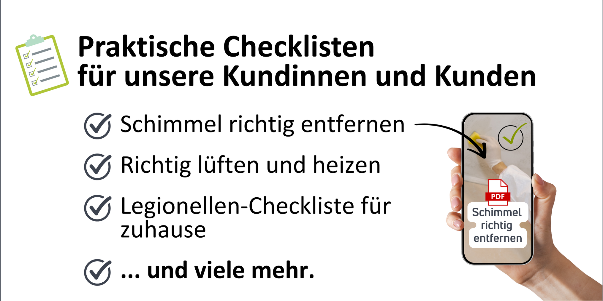 Mit dem kauf einer Analyse bei Checknatura erhalten Sie Zugriff auf viele nützliche Checklisten.