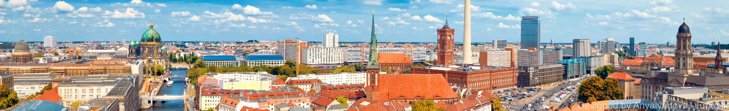 Blick über Berlin aus der Vogelperspektive