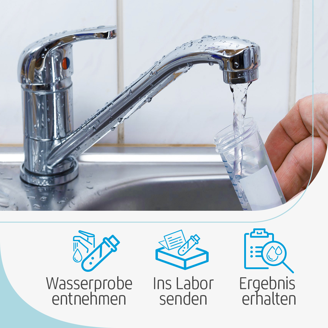 In einfachen schnellen Schritten Wassertest machen