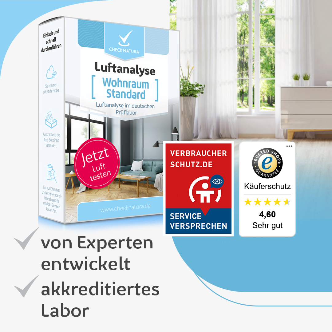 Wohnraum Standard Lufttest Labor