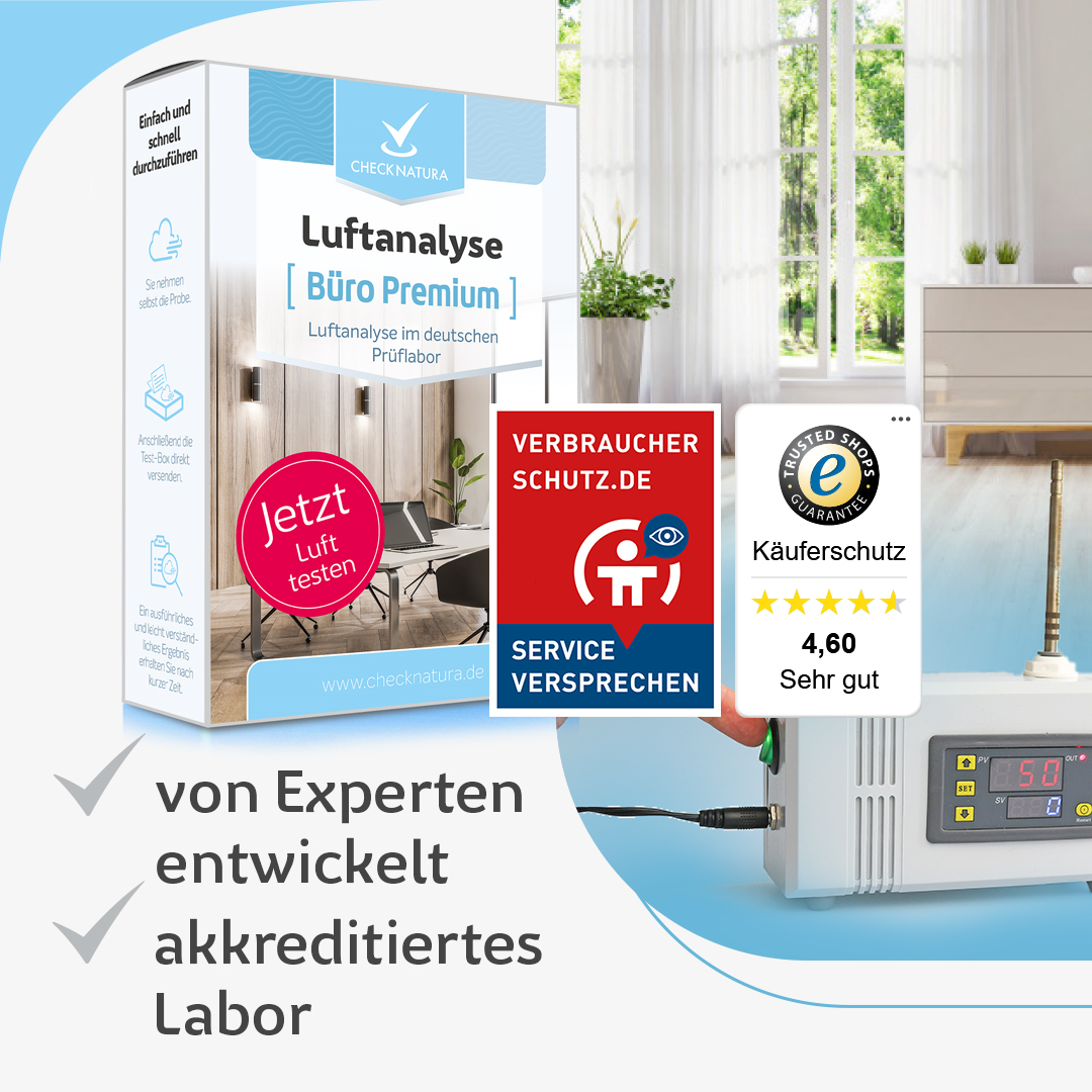 Büro Premium Lufftest Laboranalyse