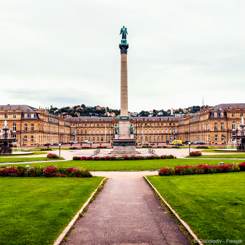 Schlossplatz in Stuttgart