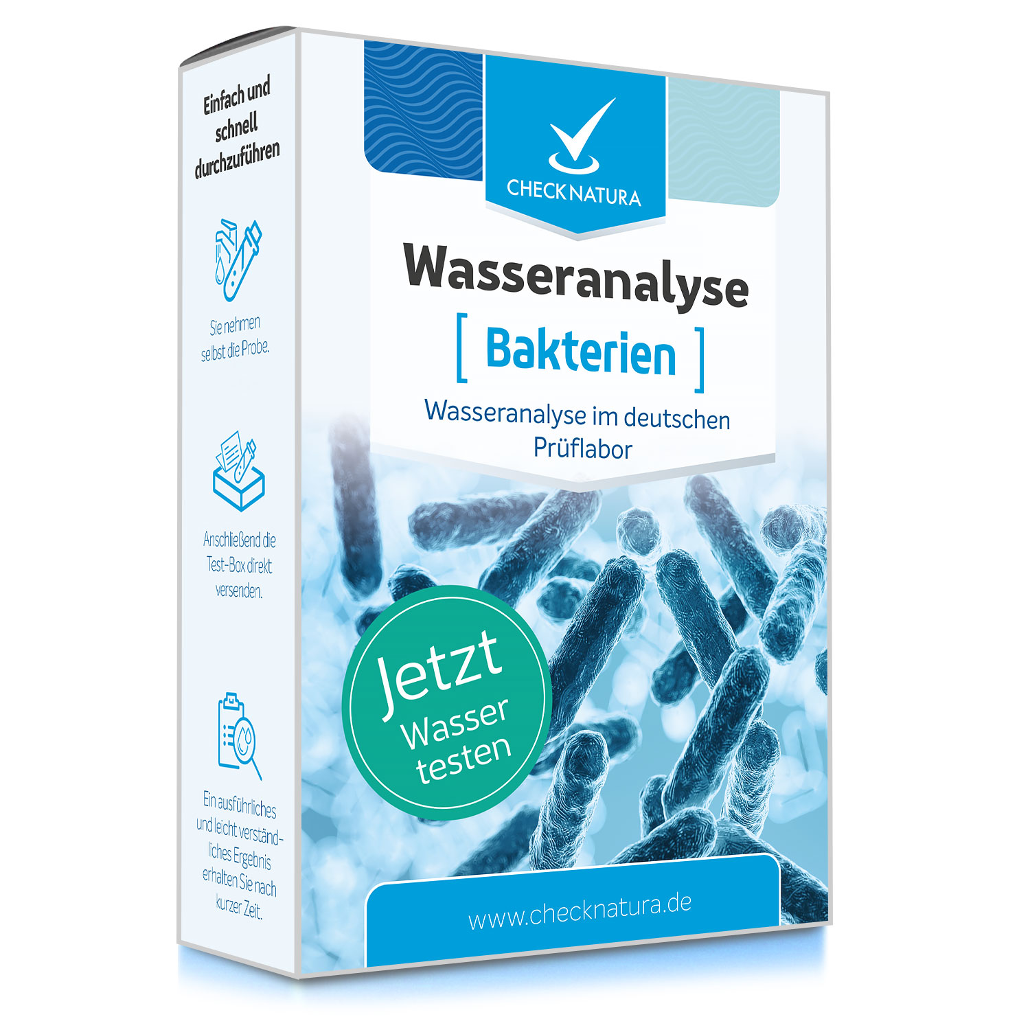 Checknatura Wassertest Bakterien