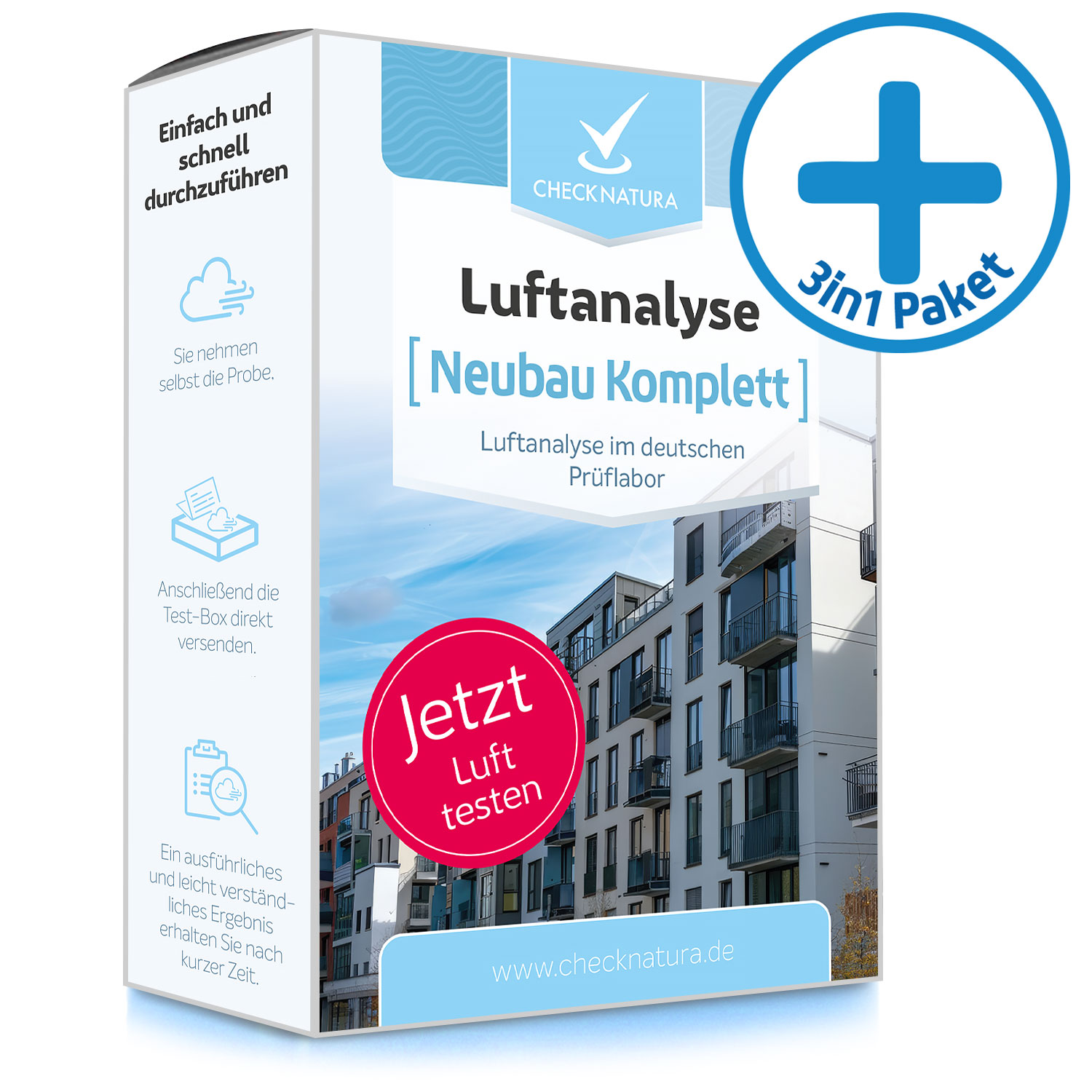 Neubau Komplett Lufttest